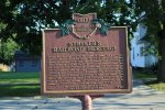 Strykers railroad heritage sign